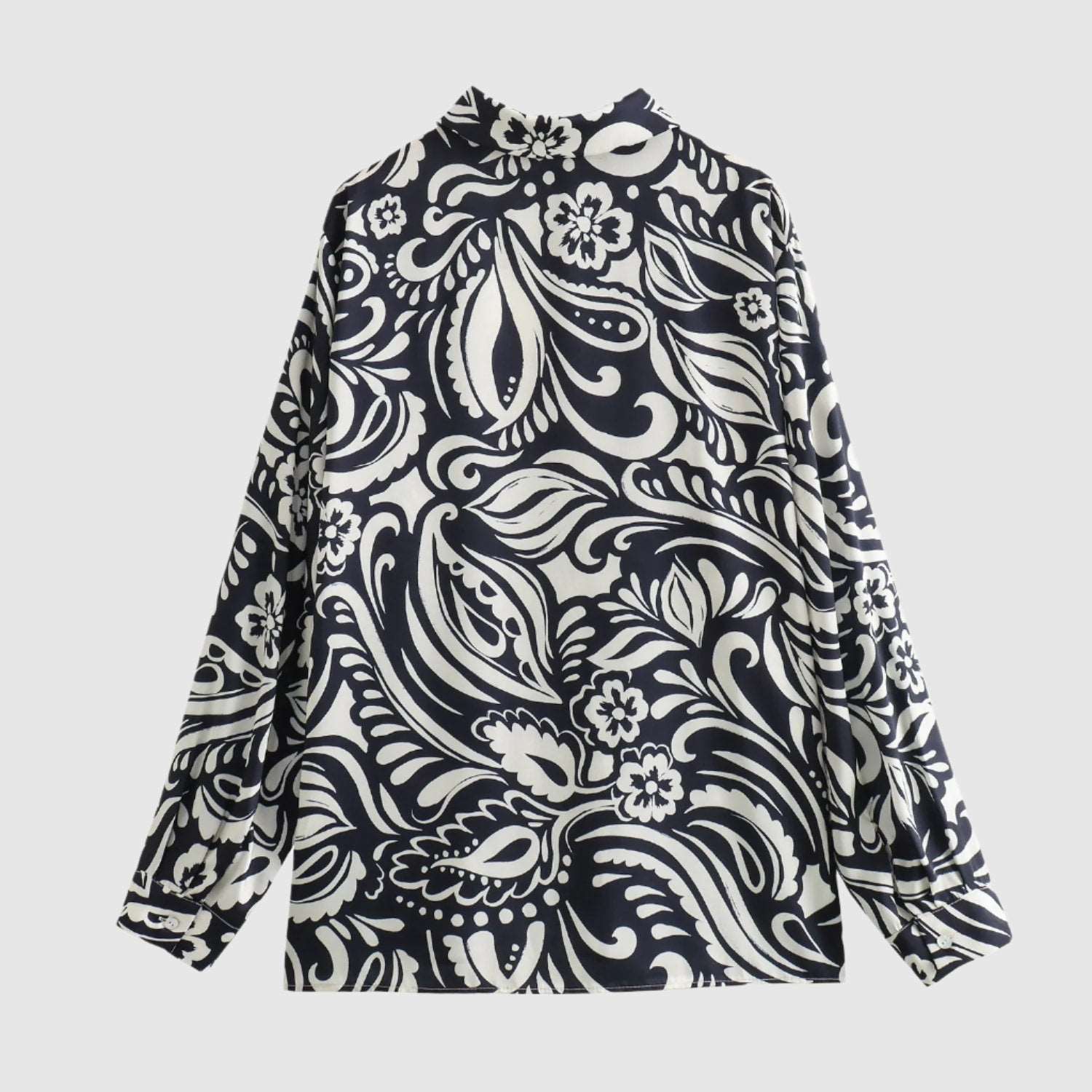Women's Casual Silk Satin Texture Shirt - ChoreGirl