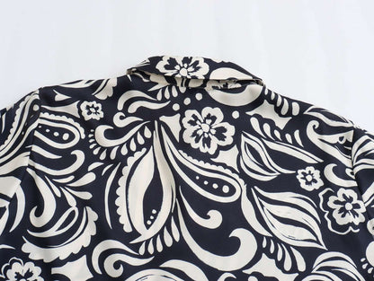 Women's Casual Silk Satin Texture Shirt - ChoreGirl