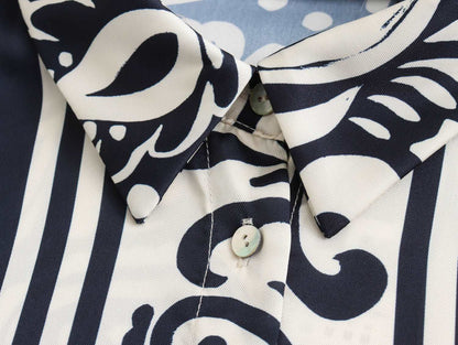 Women's Casual Silk Satin Texture Shirt - ChoreGirl