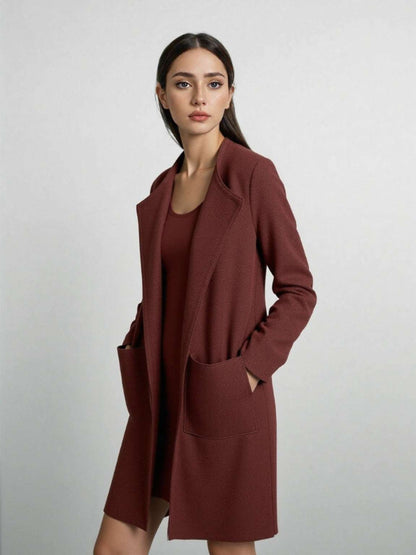 Women's Casual and Comfortable Knit Loose Cardigan Coat