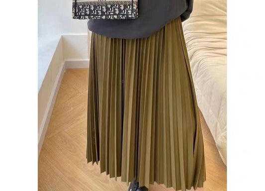 Women's Classic High Waist Pleated Skirt - ChoreGirl