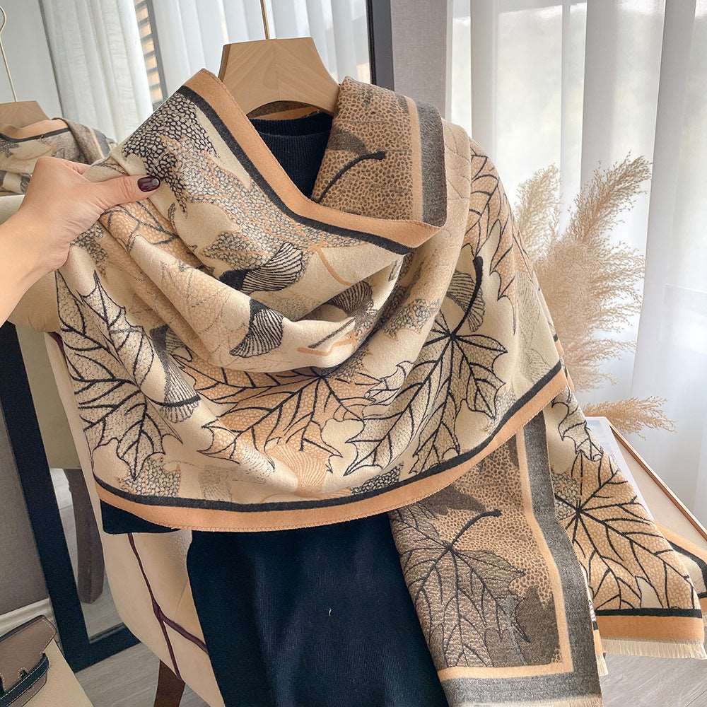 Women's Elegant Artificial Cashmere Scarf - ChoreGirl