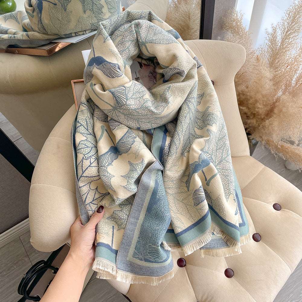 Women's Elegant Artificial Cashmere Scarf - ChoreGirl