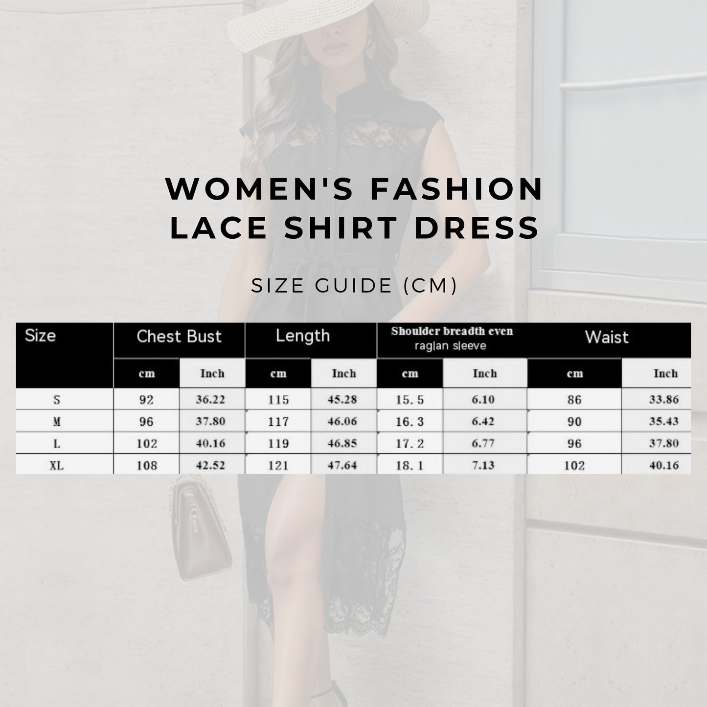 Women's Fashion Lace Shirt Dress - ChoreGirl
