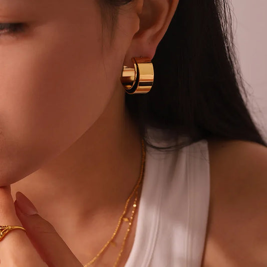 Women's Fashion Stainless Steel Earrings - ChoreGirl