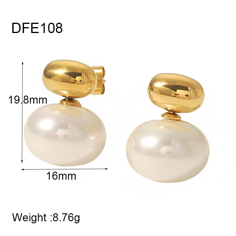 Women's Fashion Stainless Steel Earrings - ChoreGirl