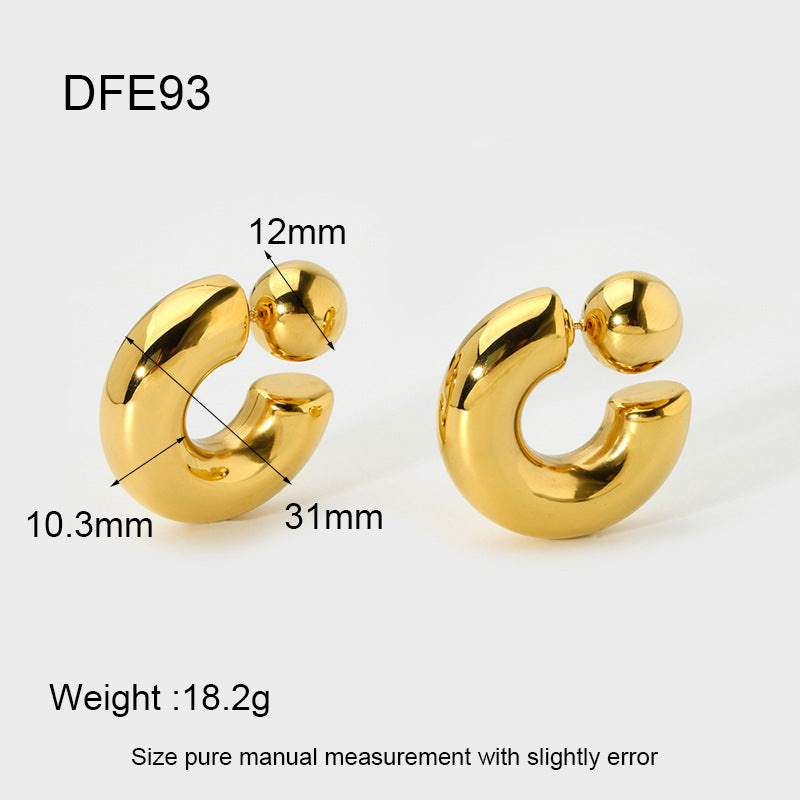 Women's Fashion Stainless Steel Earrings - ChoreGirl