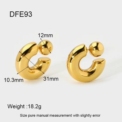 Women's Fashion Stainless Steel Earrings - ChoreGirl