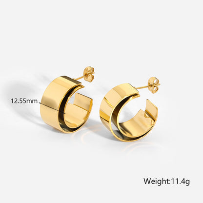 Women's Fashion Stainless Steel Earrings - ChoreGirl