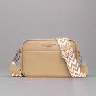 Women's Genuine Leather Small Shoulder Cross-body Bag With Wide Shoulder Strap