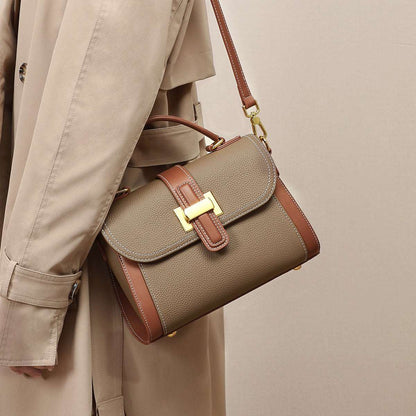 Women's One-shoulder Genuine Leather Handbag - ChoreGirl