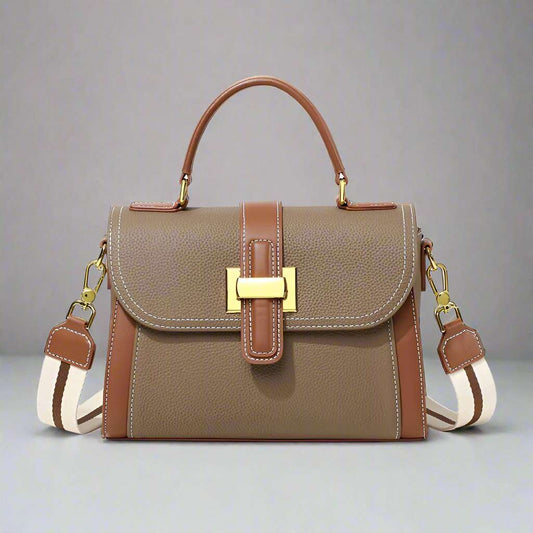 Women's One-shoulder Genuine Leather Handbag - ChoreGirl