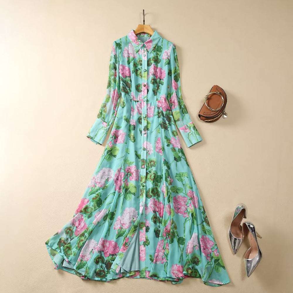 Women's Romantic Long Shirt Dress - ChoreGirl