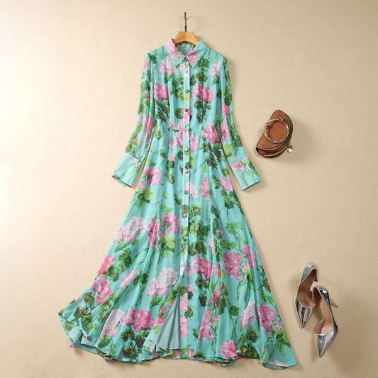 Women's Romantic Long Shirt Dress - ChoreGirl