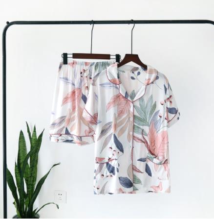 Women's Short Sleeve Shirt and Shorts Sleepwear Set - ChoreGirl