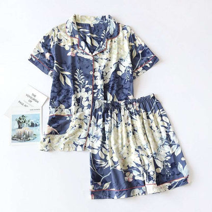 Women's Short Sleeve Shirt and Shorts Sleepwear Set - ChoreGirl