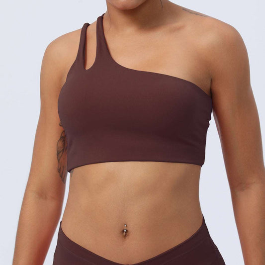 Women's Shoulder Strap Sleeveless Sports Top - ChoreGirl