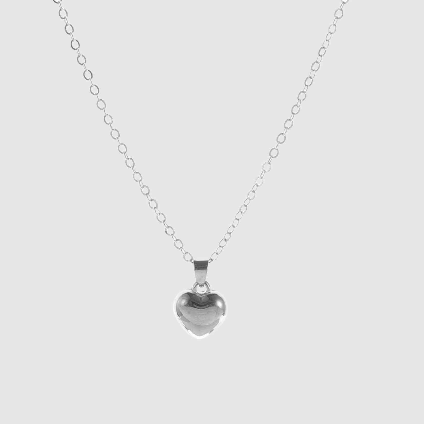 Women's Simple Copper Peach Heart Necklace - ChoreGirl