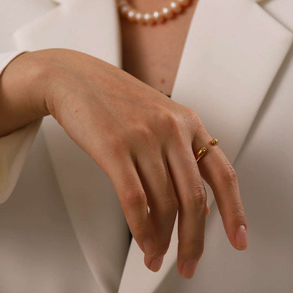 Women's Simple Elegant Open Ring - One Size - ChoreGirl