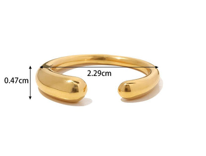 Women's Simple Elegant Open Ring - One Size - ChoreGirl