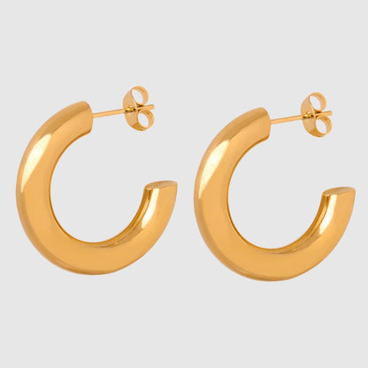 Women's Simple Fashion Hoop Earrings - ChoreGirl