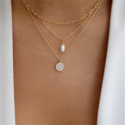 Women's Simple Metal Multi-layer Necklace - ChoreGirl