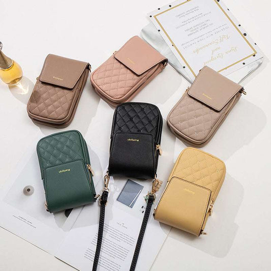 Women's Simple Multifunctional Crossbody Mobile Phone Bag - ChoreGirl