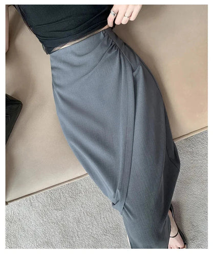 Women's Slim Fit High Waist Suit Skirt - ChoreGirl