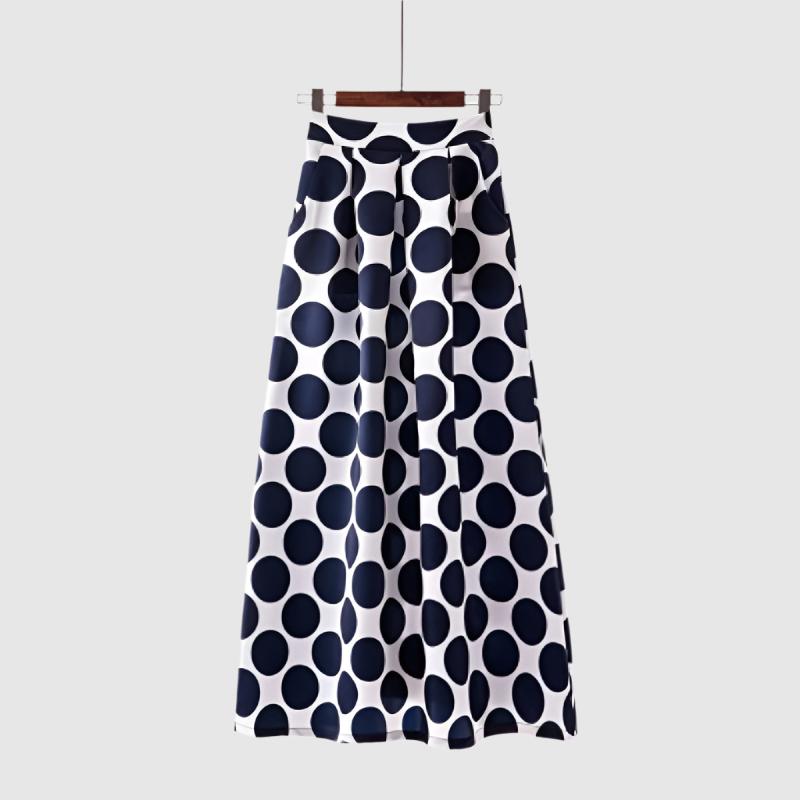 Women's Smooth Fabric Long A-line Skirt - ChoreGirl