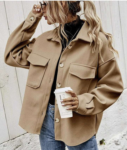 Women's Soft Loose Fit Short Jacket - ChoreGirl