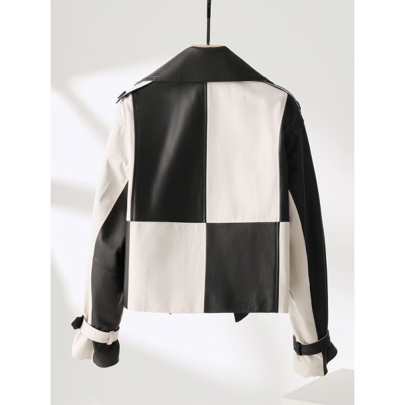 Women's Soft PU Leather Loose Biker Style Jacket - ChoreGirl