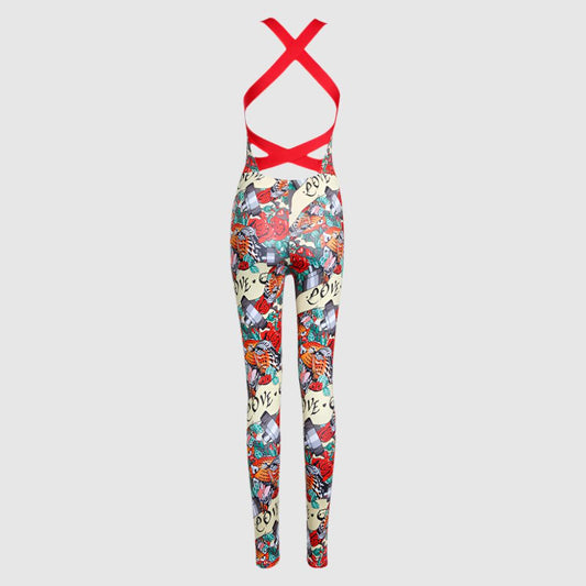 Women's Sports, Yoga One-piece Jumpsuit - ChoreGirl