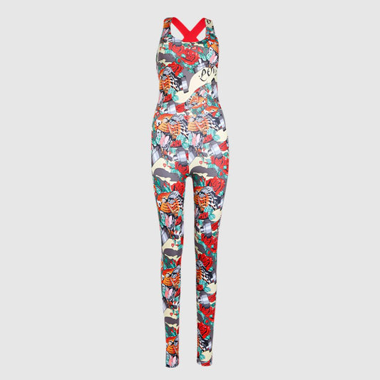 Women's Sports, Yoga One-piece Jumpsuit - ChoreGirl