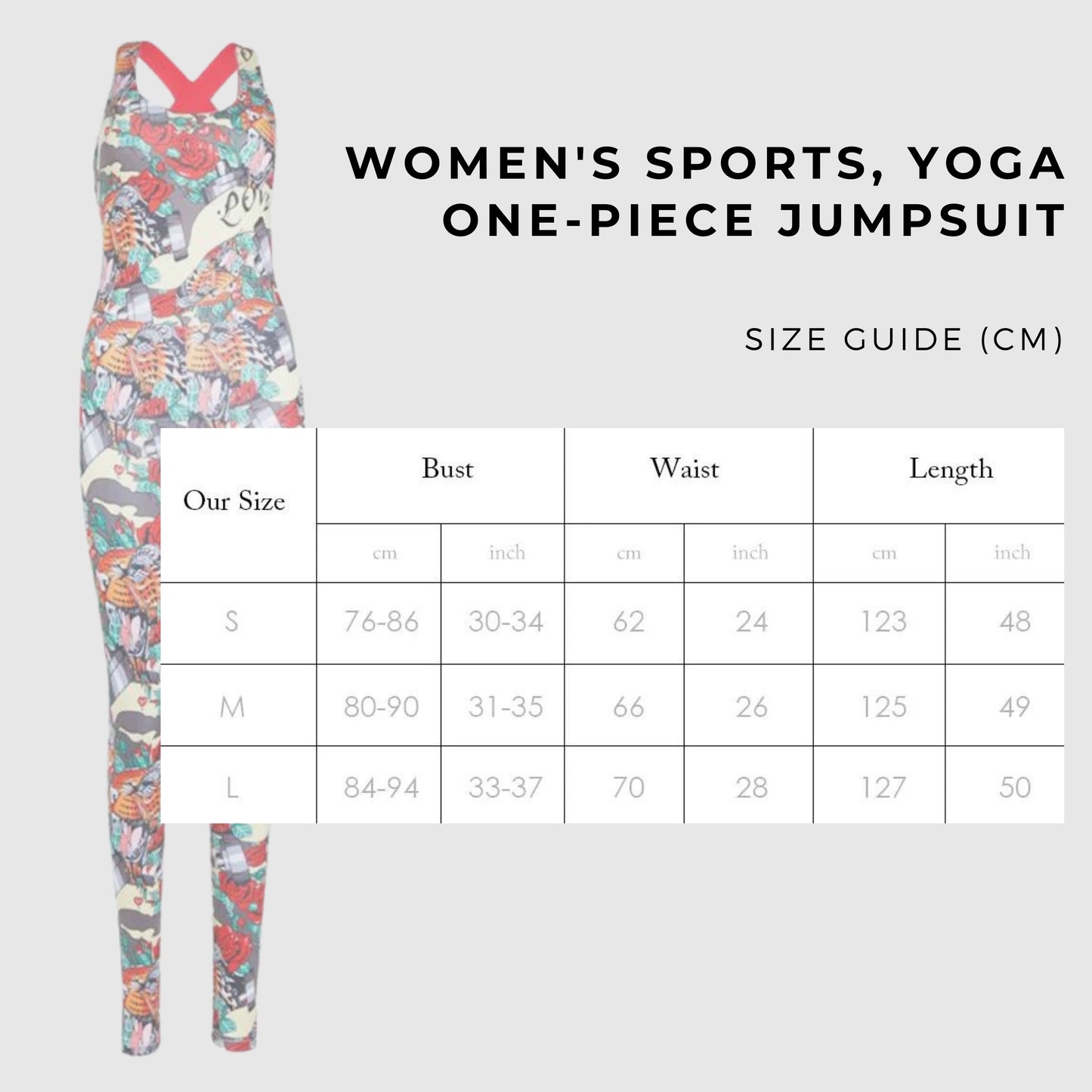 Women's Sports, Yoga One-piece Jumpsuit - ChoreGirl