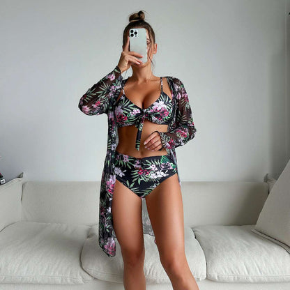 Women's Three-piece Swimsuit - ChoreGirl
