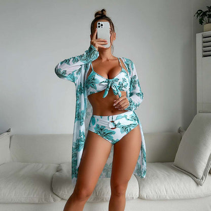 Women's Three-piece Swimsuit - ChoreGirl