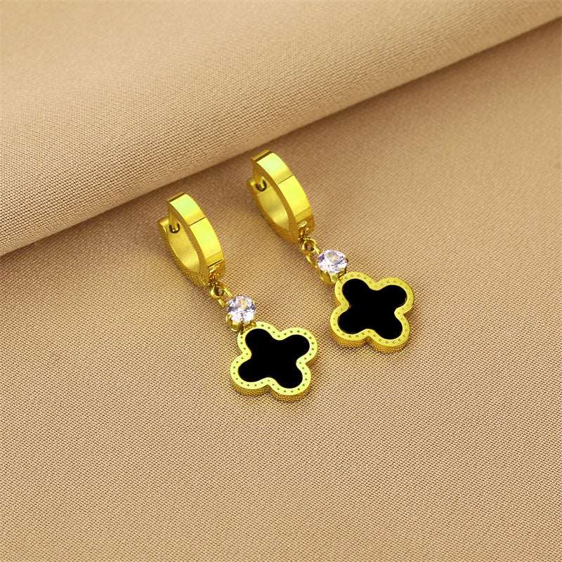 Women's Various Styles Titanium Steel Earrings - ChoreGirl