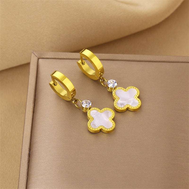 Women's Various Styles Titanium Steel Earrings - ChoreGirl