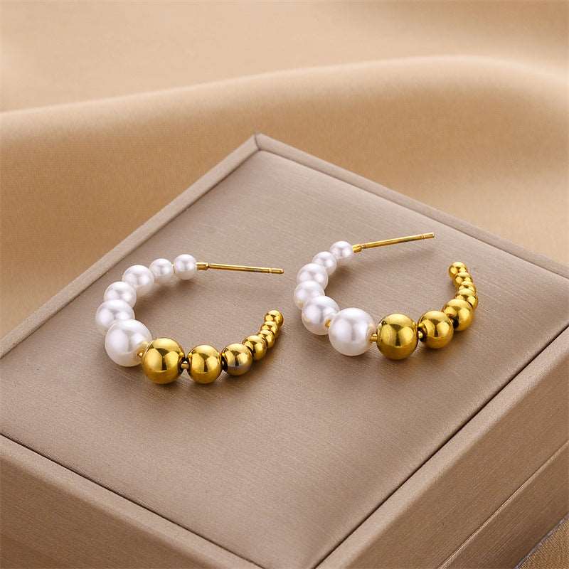 Women's Various Styles Titanium Steel Earrings - ChoreGirl