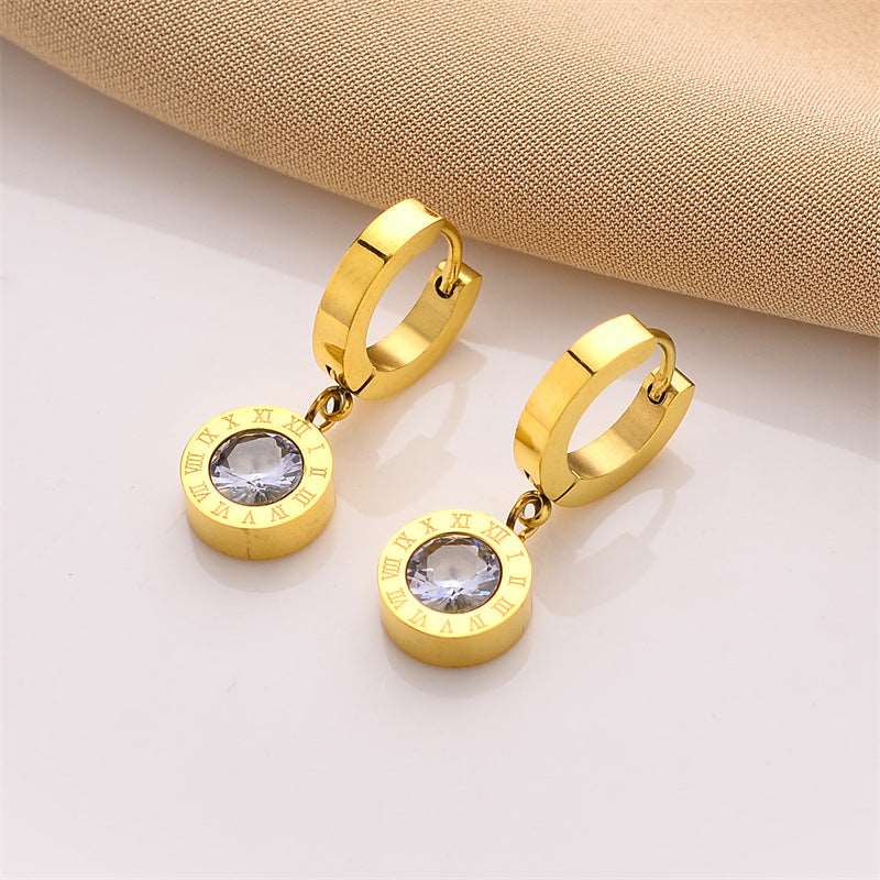 Women's Various Styles Titanium Steel Earrings - ChoreGirl