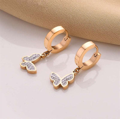 Women's Various Styles Titanium Steel Earrings - ChoreGirl