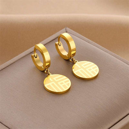 Women's Various Styles Titanium Steel Earrings - ChoreGirl
