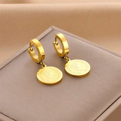Women's Various Styles Titanium Steel Earrings - ChoreGirl