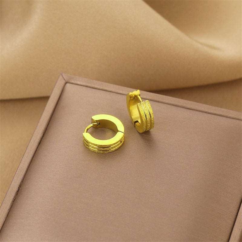 Women's Various Styles Titanium Steel Earrings - ChoreGirl