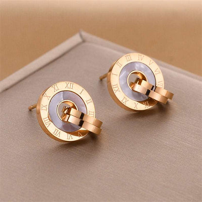 Women's Various Styles Titanium Steel Earrings - ChoreGirl