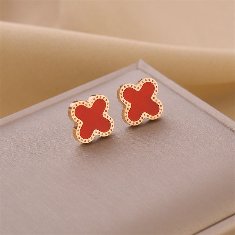 Women's Various Styles Titanium Steel Earrings - ChoreGirl