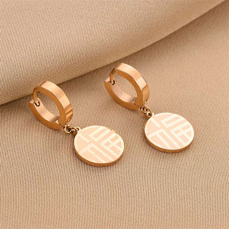 Women's Various Styles Titanium Steel Earrings - ChoreGirl