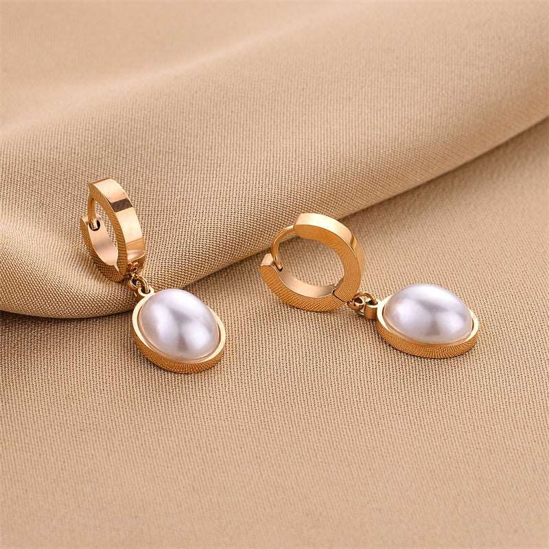 Women's Various Styles Titanium Steel Earrings - ChoreGirl