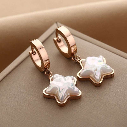 Women's Various Styles Titanium Steel Earrings - ChoreGirl
