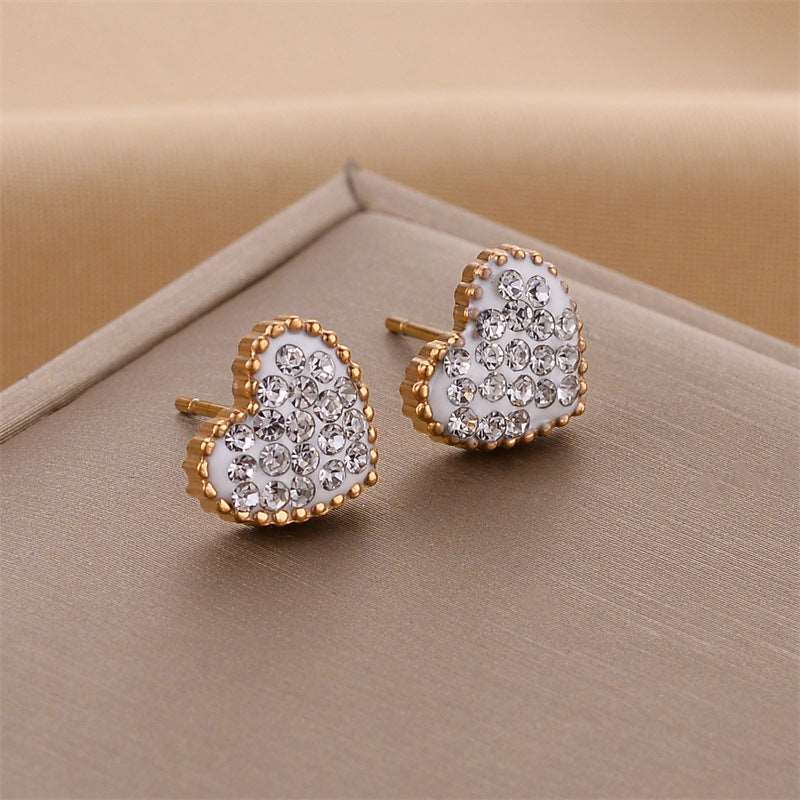 Women's Various Styles Titanium Steel Earrings - ChoreGirl